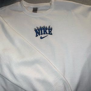 White Nike Crewneck